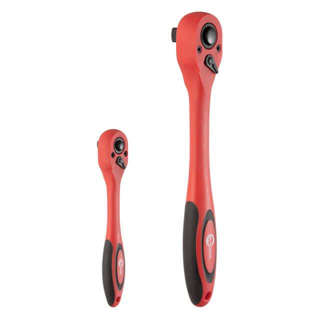 Набір інструментів, проф., 1/2" + 1/4", Cr-V, 108 од., головки: 6-гр. 4-32 мм, E4-E24, біти 35 од., подовж. головки: 6-22 мм, кейс Київ - фото 4