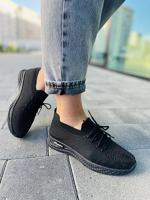 Fashion Кросівки жіночі FASHION 324-558 чорні (літо, сітка) (5085) Коломыя - изображение 4