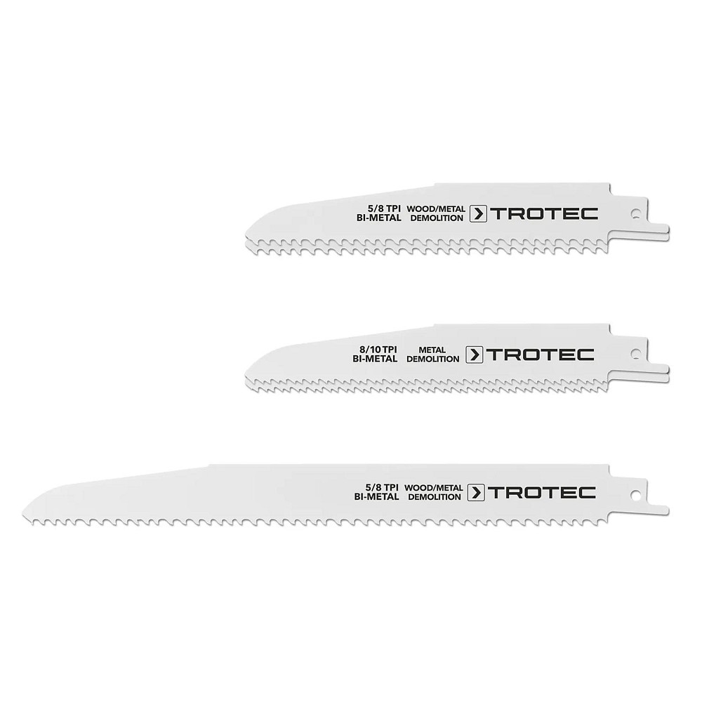 Набор пильных полотен для пилы сабельной Trotec 5 pieces Wood/Metal Set (6215001201) Винница - изображение 9