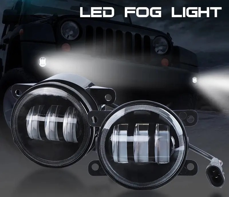 Протитуманні фари LED універсальна 3,5 дюйма 90мм туманка Харків - фото 6