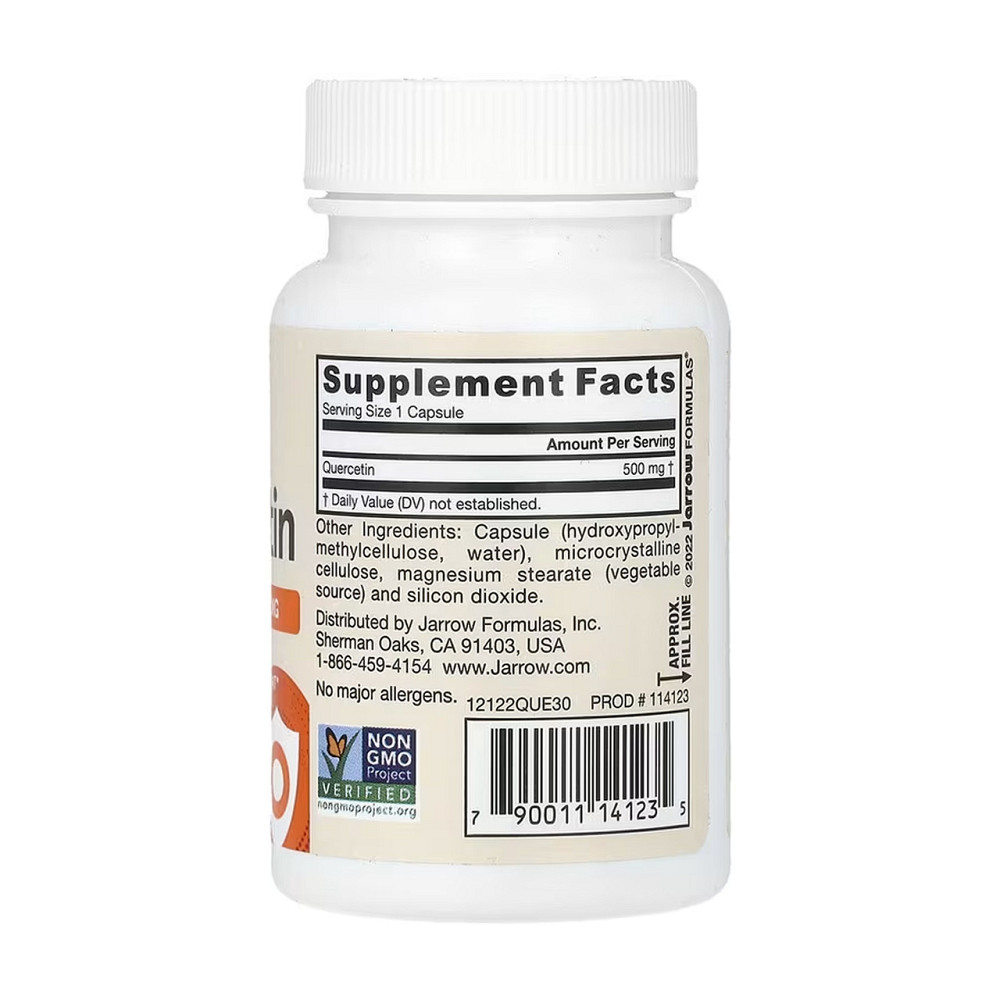 Кверцетин Jarrow Formulas Quercetin 500мг 30 раст капс Киев - изображение 2