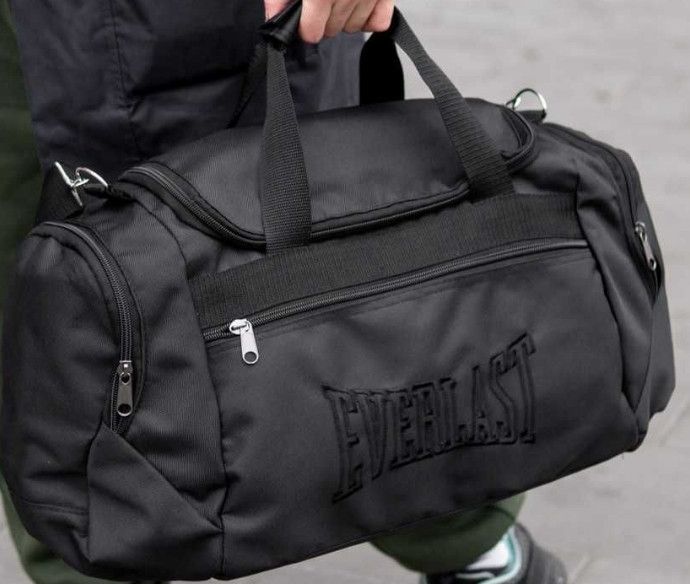 Cпортивна сумка дорожня Everlast Black для поїздок Эверласт на 36 л. Киев - изображение 8