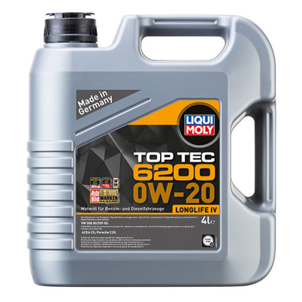 Моторне масло Liqui Moly Top Tec 6200 0W-20 4л Львів - фото 1