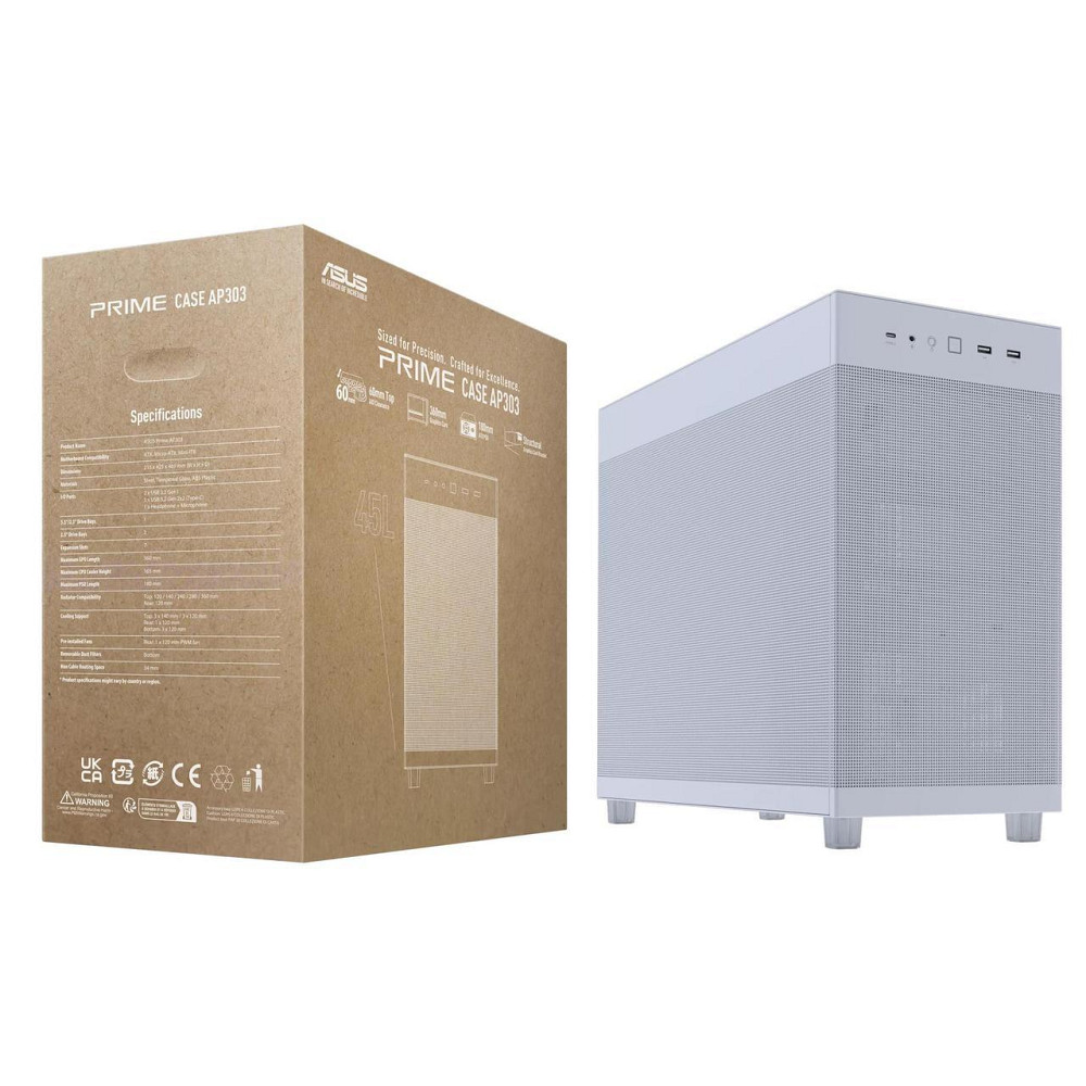 Корпус Asus Prime AP303 Mesh White (90DC00V3-B39000) ( 12741 ) Харків - фото 2