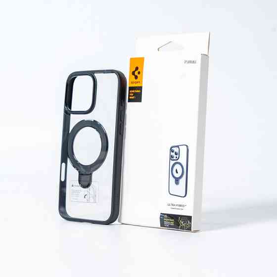 Чехол Spigen с магнитным кольцом для iPhone 13 Pro Max черный Киев