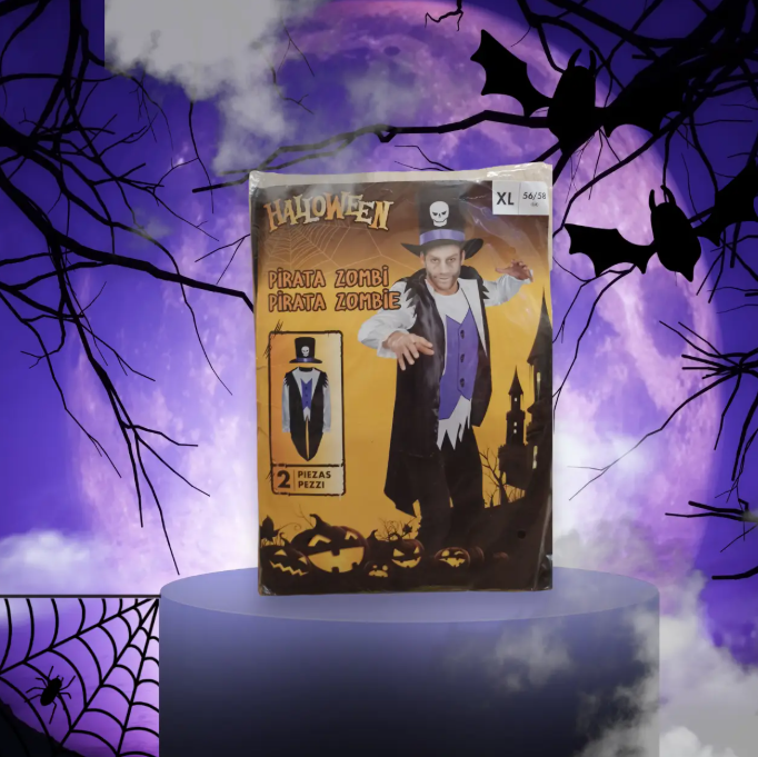 Костюм на Хелловін чоловічий Зомбі Пірат різнобарвний XL Київ - фото 4