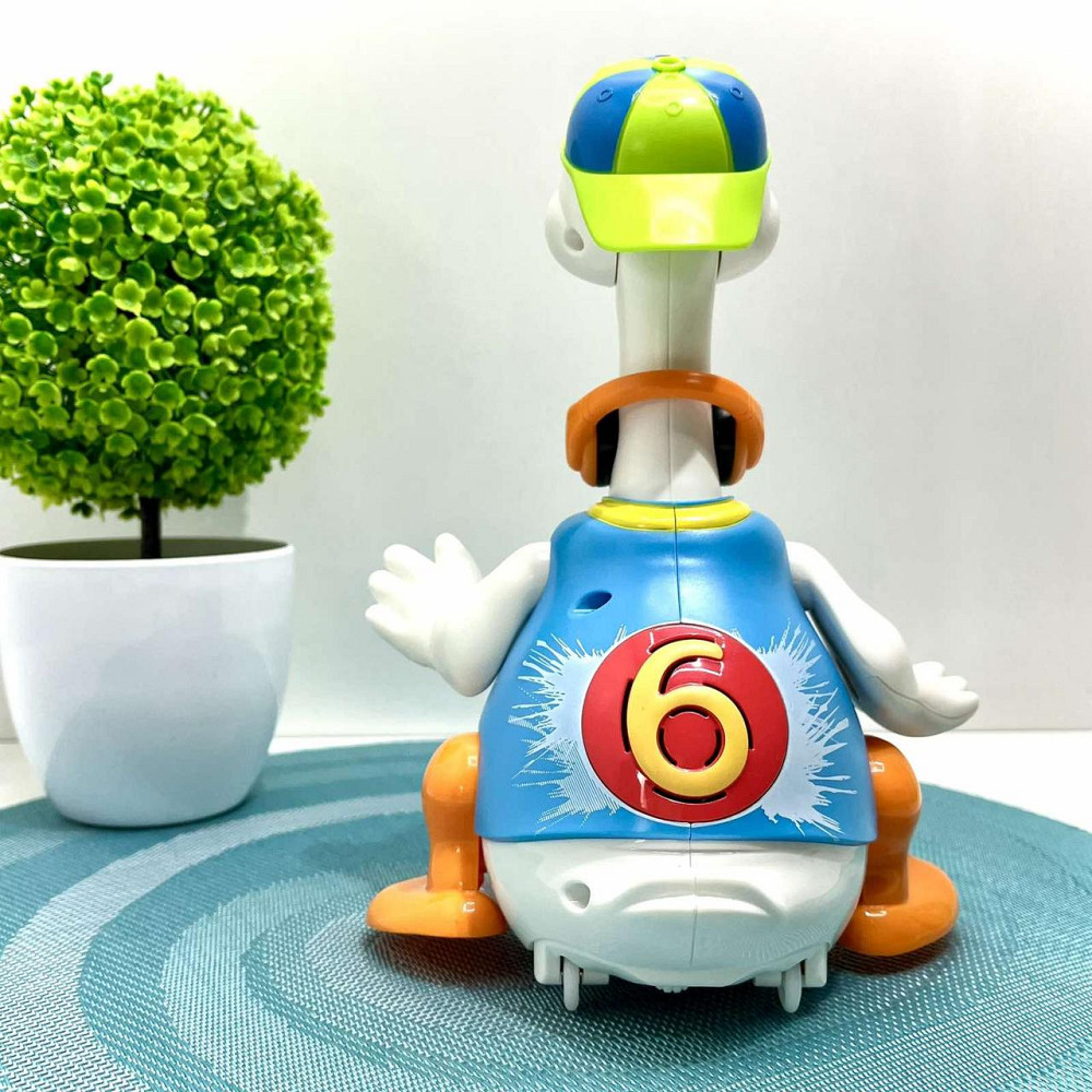 Музична іграшка Hola Гусак хіпхопер каже англійською співає хіп-хоп пісні підсвічування танцює Синя (828) Чернигов - изображение 3