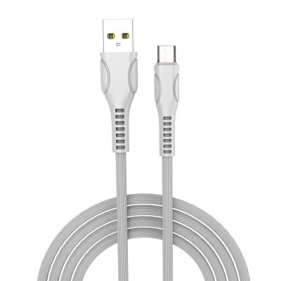 Дата кабель USB 2.0 AM to Micro 5P 1.0m line-drawing white ColorWay (CW-CBUM028-WH) Винница - изображение 1