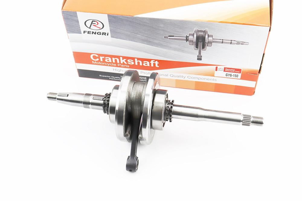 Колінвал в зборі GY6-150 "довгий вал" Viper - OMEGA (FCNCO, заводський) Київ - фото 1