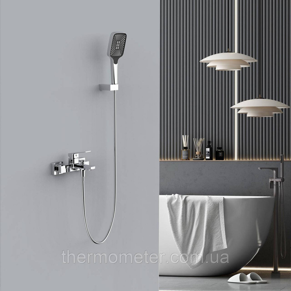 Смеситель для ванны Qtap Capricorn с душевым гарнитуром Chrome (k35) QTCAP3060102C48222 Киев - изображение 17