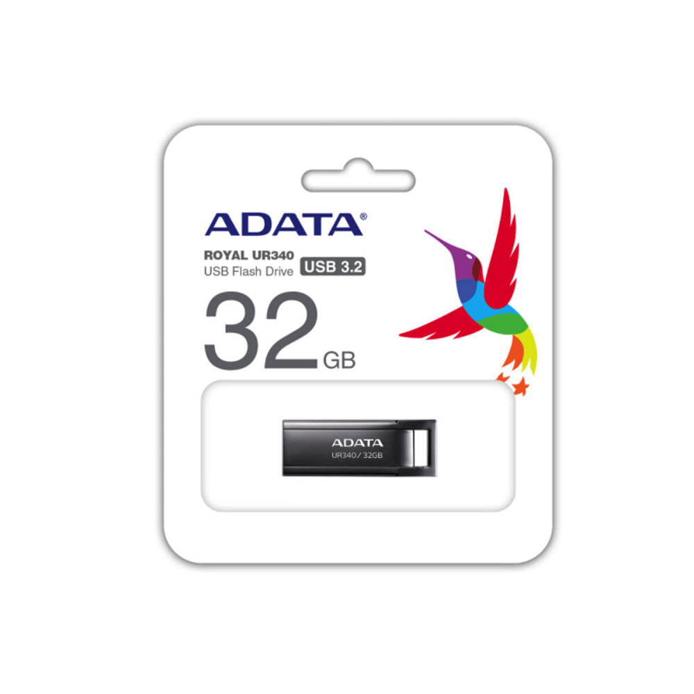 Flash A-DATA USB 3.2 UR340 32Gb Black Київ - фото 5