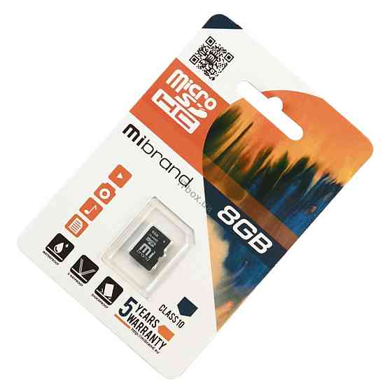 Карта пам'яті Mibrand 8GB microSDHC class 10 (MICDHC10/8GB) Николаев