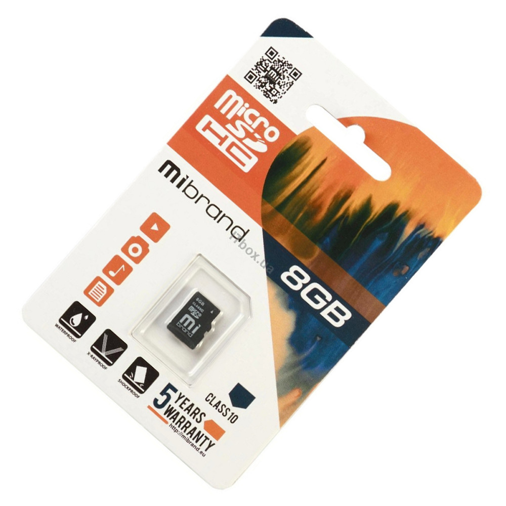 Карта пам'яті Mibrand 8GB microSDHC class 10 (MICDHC10/8GB) Миколаїв - фото 2