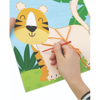 Набір для творчості Let's Craft String Art Тропічні джунглі (SAP002) Вінниця - фото 3