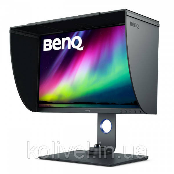 TFT 27" BenQ SW270C, IPS, QHD, 99% Adobe RGB, HDMIx2, DP, USB-C, USB хаб, Card Reader, темно-сірий Київ - фото 4