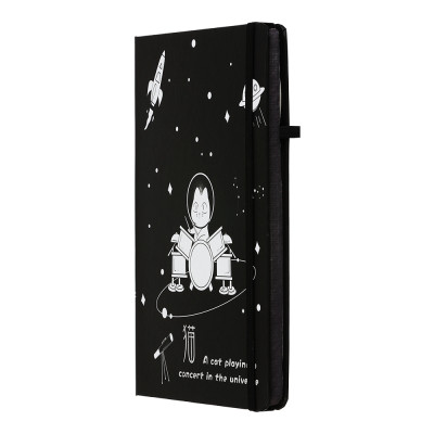 Книга записная ZiBi Cosmo A5 в клеточку твердая обложка на резинке 80 листов (ZB.115105) Винница - изображение 2