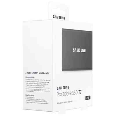 Накопитель SSD USB 3.2 2TB T7 Samsung (MU-PC2T0T/WW) Винница