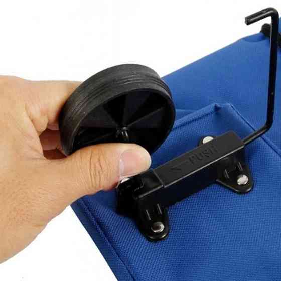 Сумка-візок на колесах 2в1,46х27х12 см,Синя SBR Київ