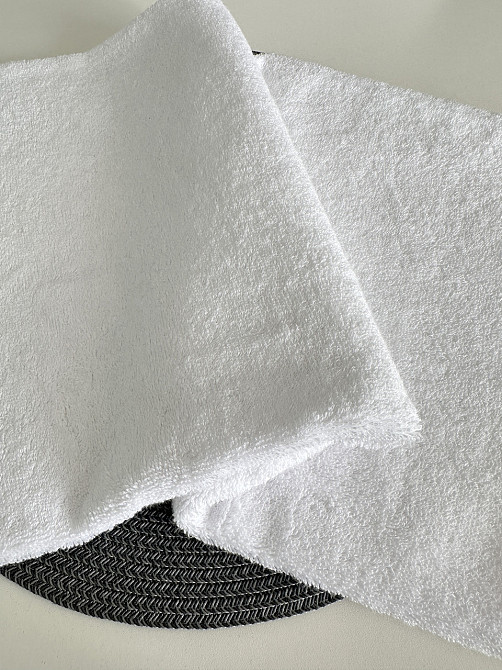 Рушник банний махровий Ideal Textile білий 70х140 см 550 г/м2 (56860368) Чернівці - фото 8