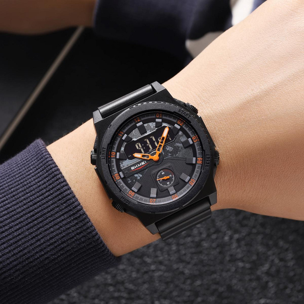 Skmei 2355BKOG Black-Orange Киев - изображение 3