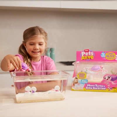 Інтерактивна іграшка Pets &amp; Robo Alive Мама черепаха з сюрпризом (9560) Вінниця - фото 7