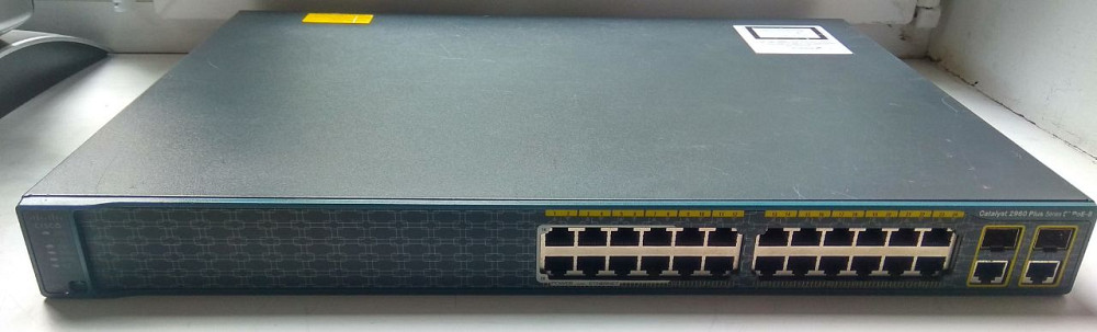 Комутатор керований 24-портовий Cisco WS-C2960+24LC-S (Б клас) Луцк - изображение 1