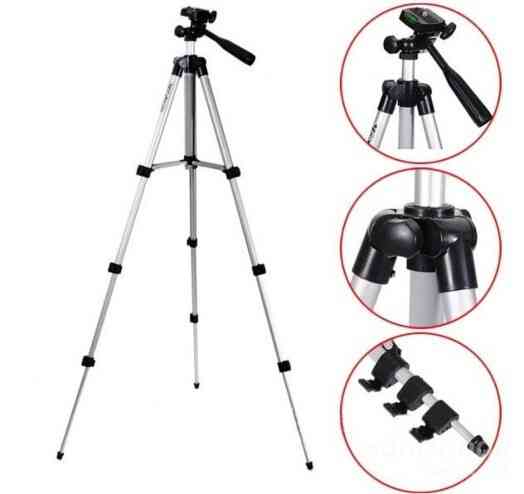 Универсальный штатив 3110-A с креплением для телефона 360° Black Киев