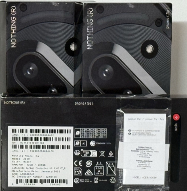 Смартфон Nothing Phone 3a 12/256Gb. Black Global ( A10400145) Київ - фото 7