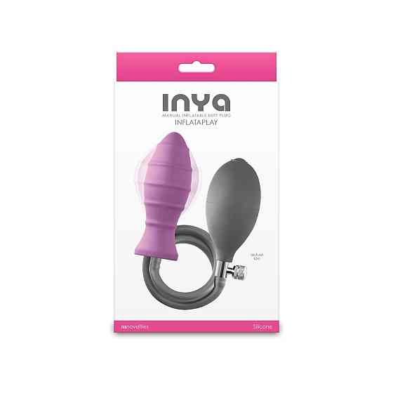 Надувна анальна пробка NS Novelties INYA - InflataPlay - Pink Sex Aura Київ
