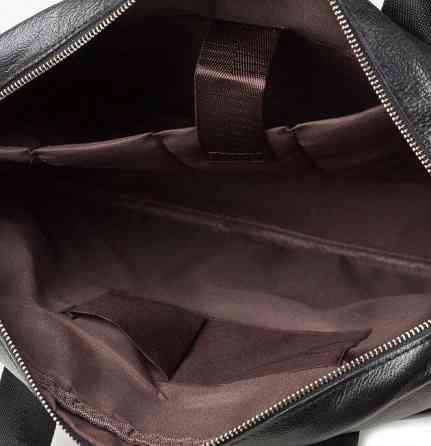 Сумка чоловіча шкіряна Чорна (Vintage) Київ