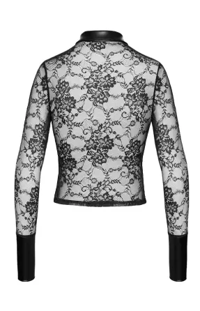 Блуза Noir Handmade F377 Noirelle Lace Button-up Shirt XL Львов