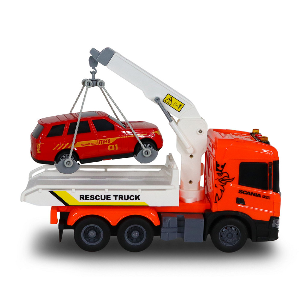 Ігровий набір серії Big Truck – Евакуатор Scania з машиною (світло, звук) Днепр - изображение 10