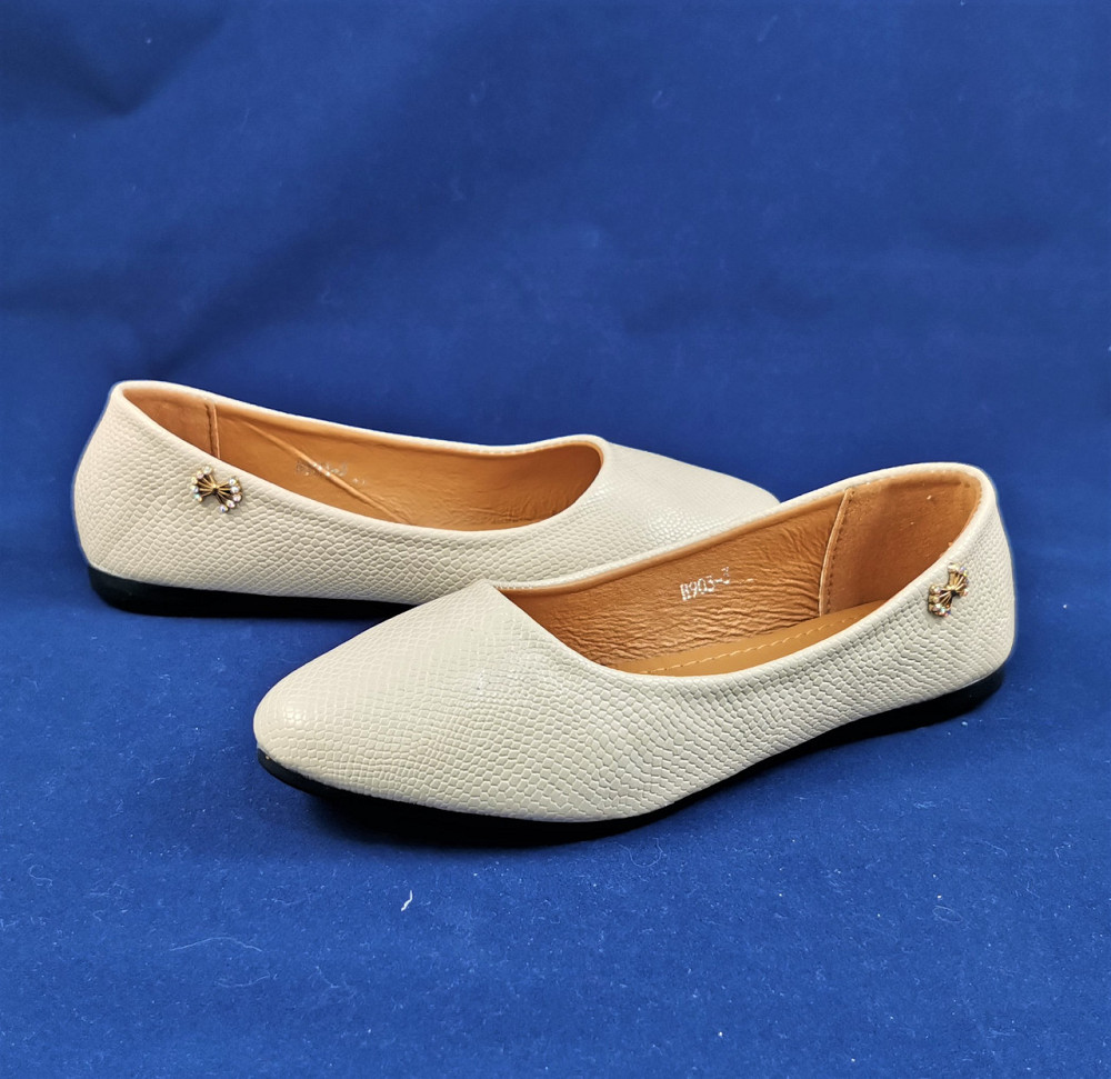 . Жіночі Балетки Бежеві Мокасини Туфлі Білі (розміри: 37,38) — 03-3 Дніпро - фото 5
