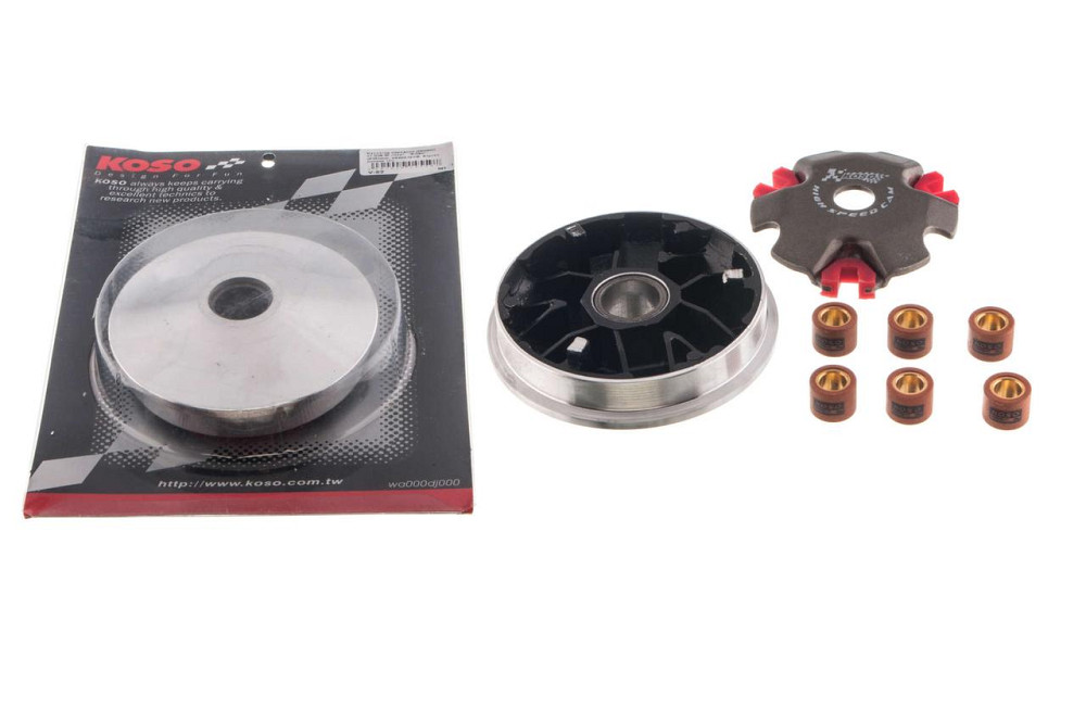 Варіатор передній (тюнінг) скутер 4 т 50 спорт (Ø103mm, мідно-граф. втулка, ролики 12 г) Мукачево - фото 1