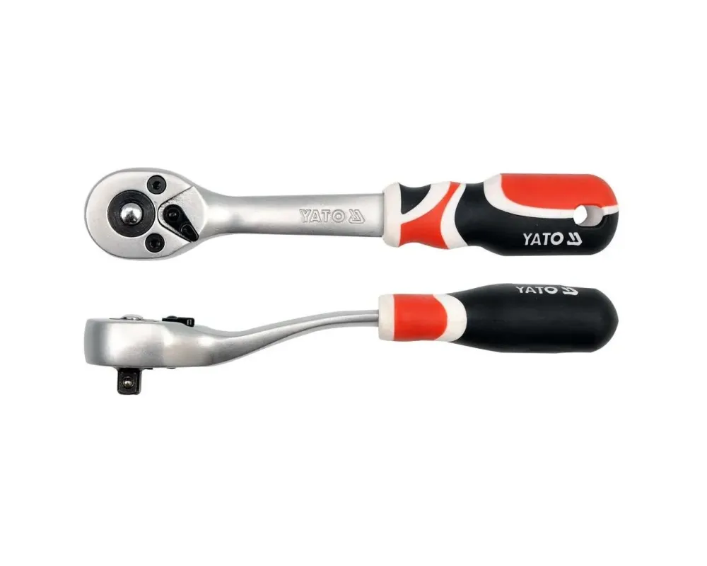 Тріскачка вигнута 3/8″ YATO YT-0731 200 мм 72 зуба Коломия - фото 1