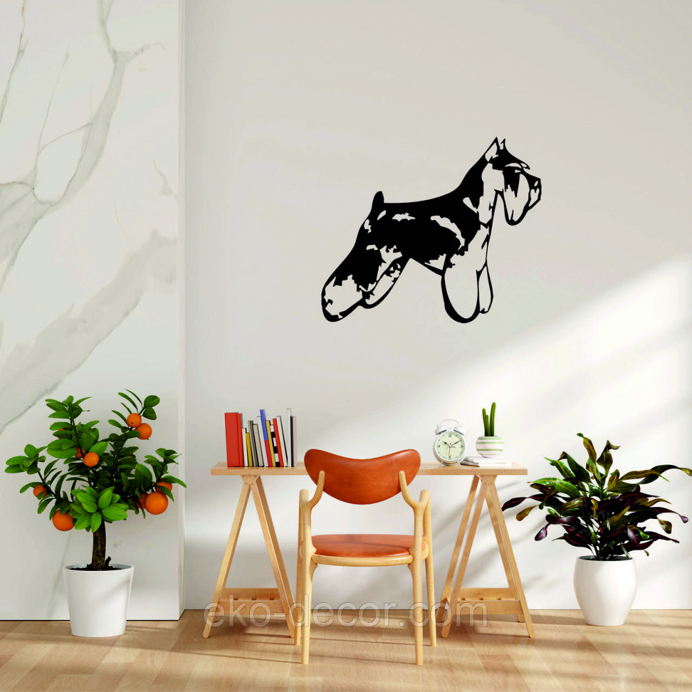 Декоративне настінне Панно «Шнауцер», Декор на стіну Київ - фото 8