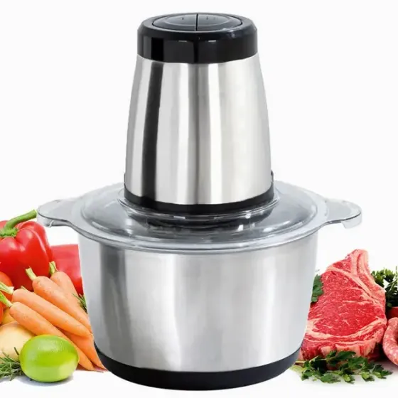 Блендер-чоппер кухонный стационарный измельчитель с металлической чашей KITCHEN EXPERT 2л (250W) Коломыя