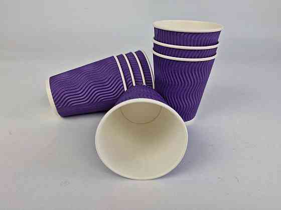 Склянка гофрована 400 мл (12oz) "ФІОЛЕТ" (15 шт.) Харків