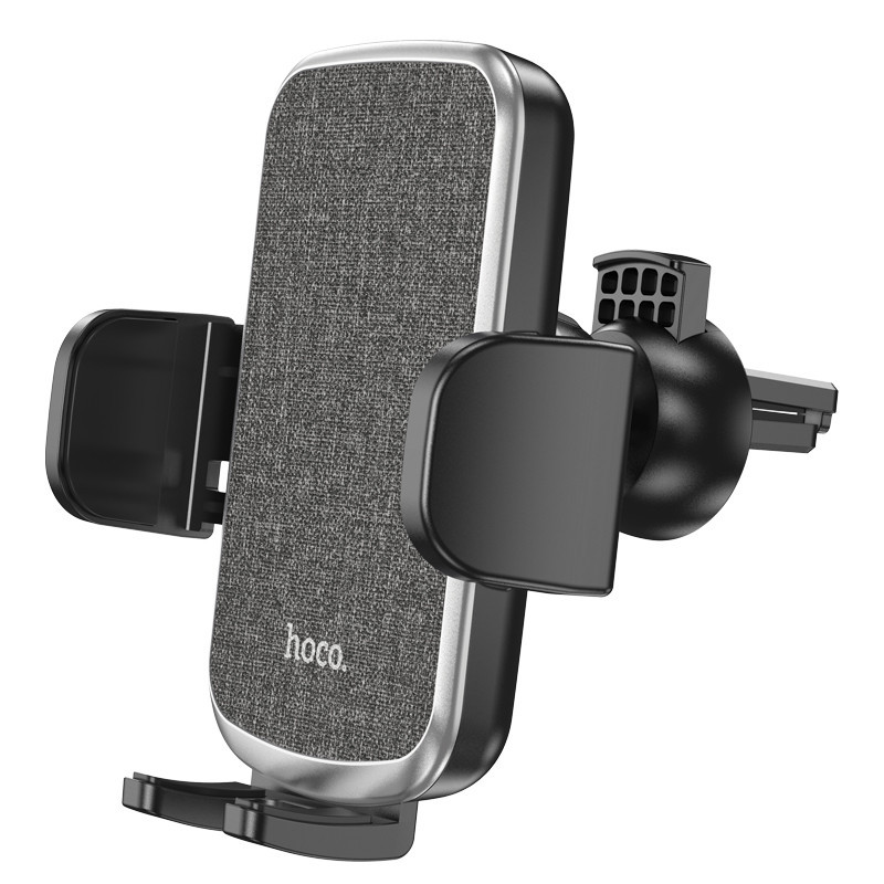 Автотримач для телефона HOCO CA94 Polaris push-type air outlet car holder Black Одеса - фото 3