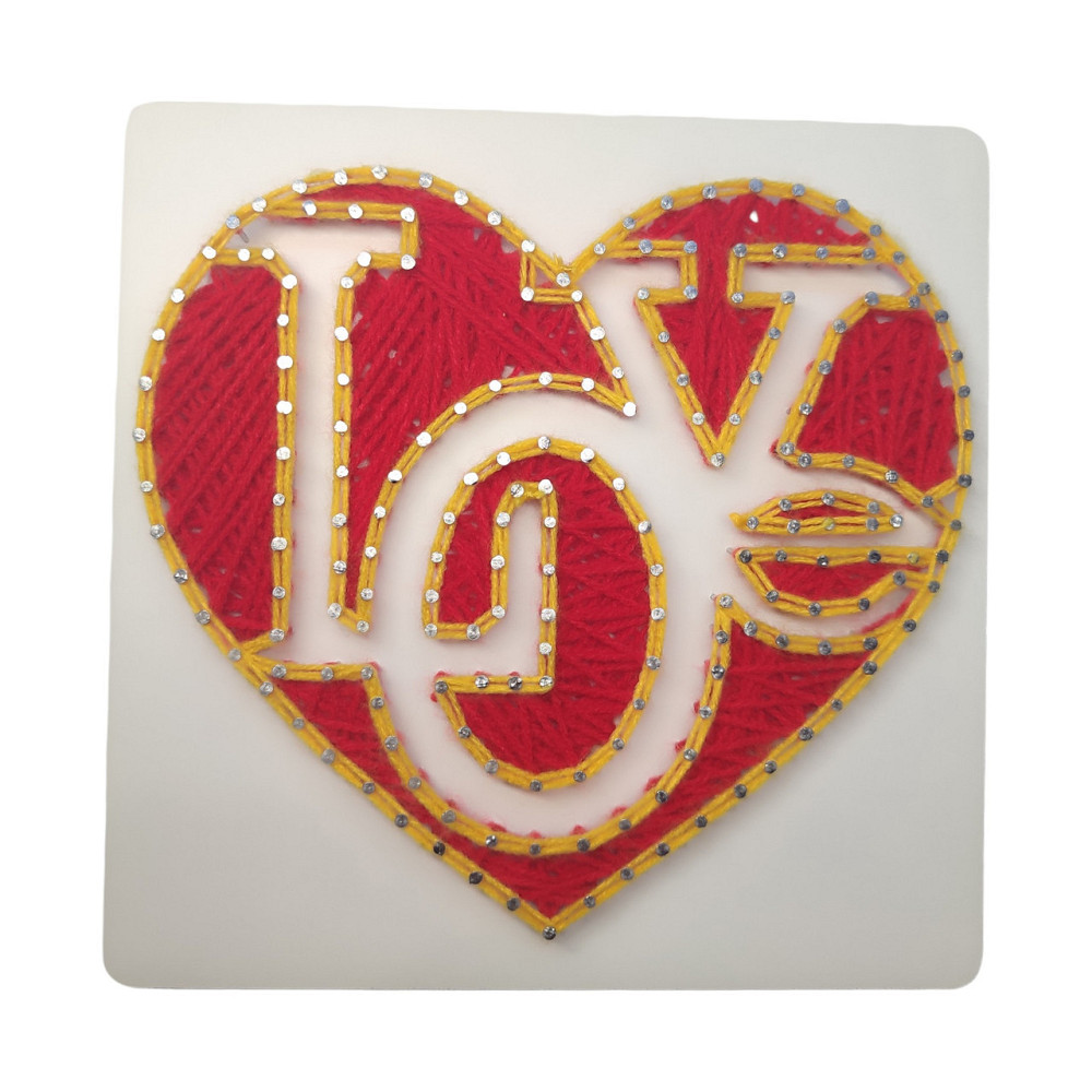 Набір стринг-арт "Серце Love" 200х200 мм Запоріжжя - фото 1