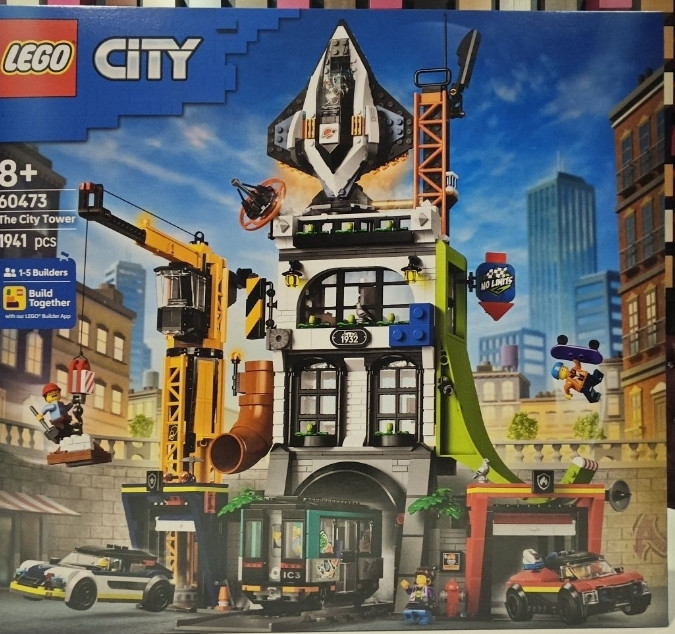 Конструктор LEGO City 60473 Городская башня (1941 Деталь) Киев - изображение 5