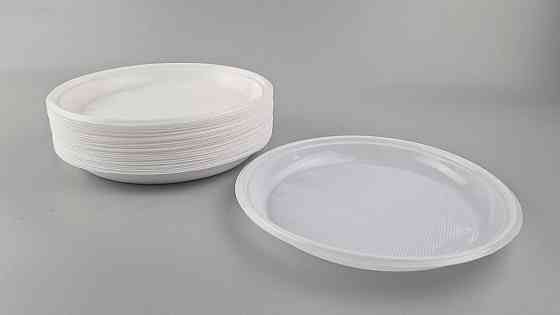 Тарелка одноразовая 205мм (пригодная для использования в микроволновой печи ) (50 шт) Харьков