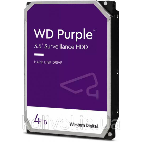 HDD 4TB, 5400rpm, WD Purple, 256M, SATA III (WD43PURZ) (WD43PURZ) Київ - фото 2
