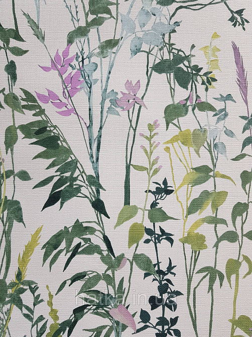 Шпалери вінілові на флізелін Erismann Casual Chic 1.06х10 листя рослини зелені салатові на жовтому 10258-05 Київ - фото 1