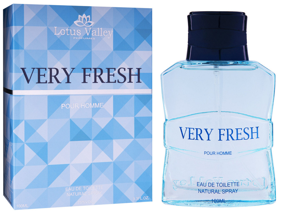 Мужская туалетная вода Lotus Valley Very Fresh 100 мл Коломия - фото 1