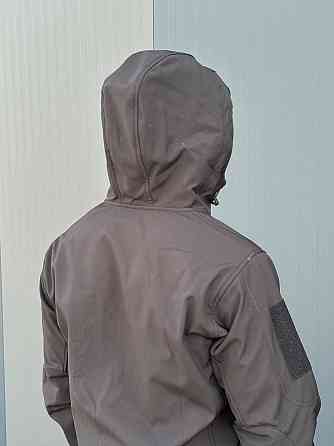 Тактическая ветрозащитная куртка черная осенняя штурмовая водоотталкивающая куртка для военнослужащих   WAR Львов