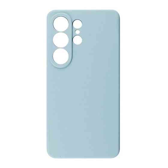 Samsung S26 Ultra S948 Чехол силиконовый Микрофибра (голубой) Одесса
