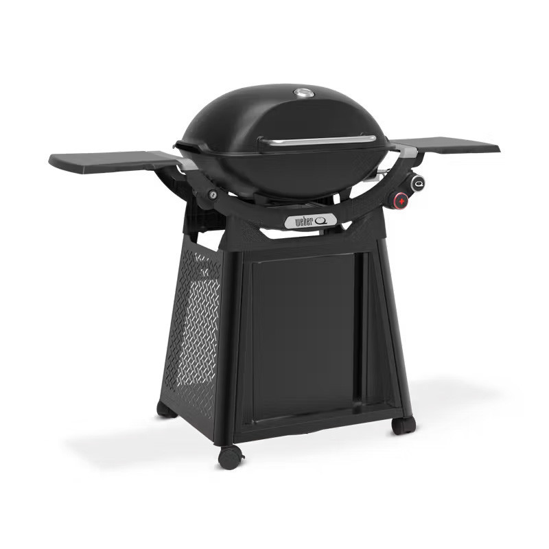 Газовый гриль Weber Q3200N Black с боковыми столиками на коляске Premium 1501126 Код: 013077 Ровно - изображение 2