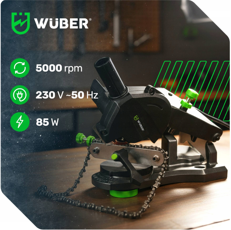 Верстат для заточування ланцюгів 85W Wuber (Польща) Київ - фото 9