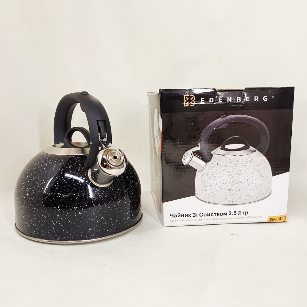 Чайник для приготовления чая со свистком, Чайник для газовой плиты 3 л литра Кухонный газовый CJ-68 Львов - изображение 2